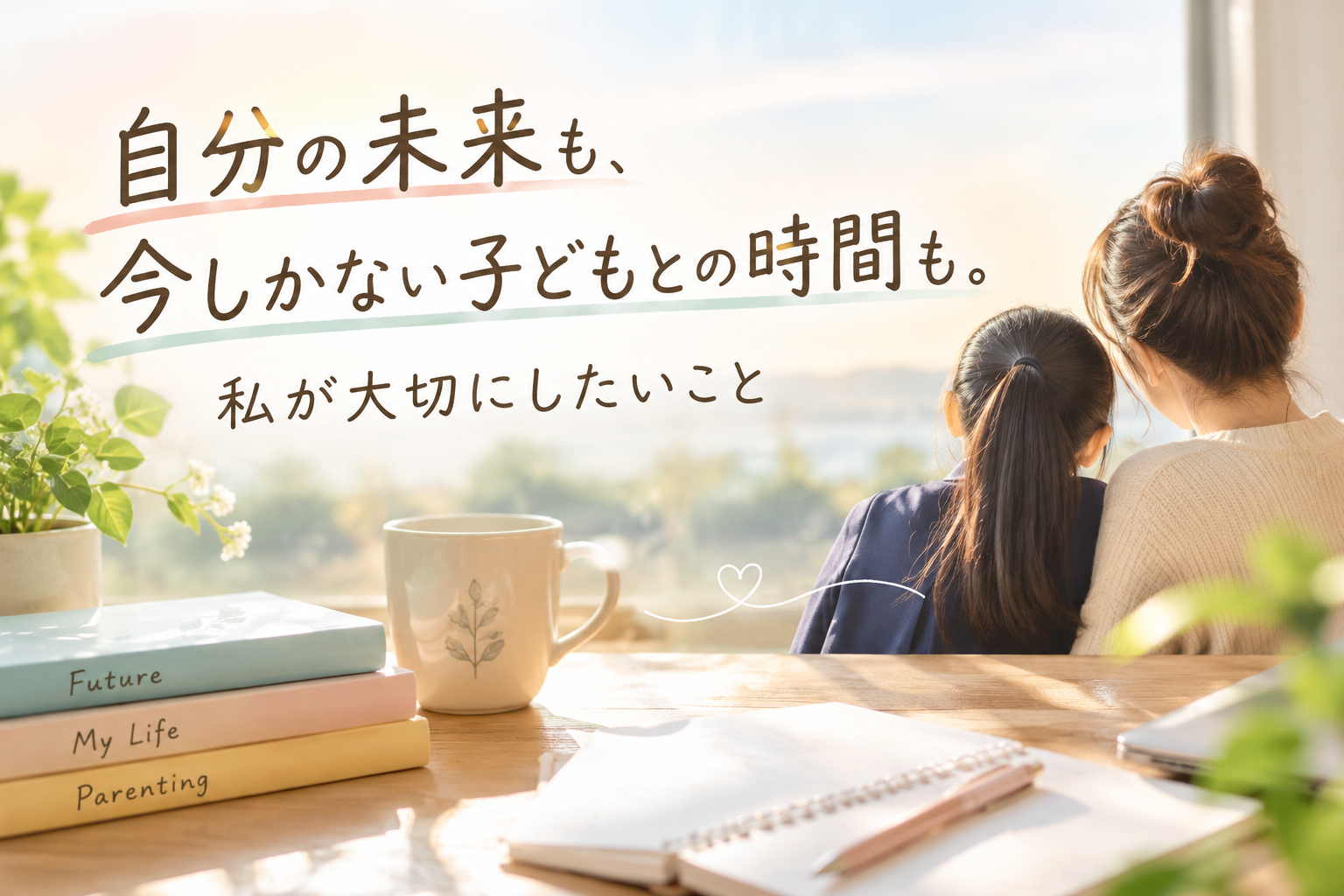 自分の未来も、今しかない子どもとの時間も。私が大切にしたいこと